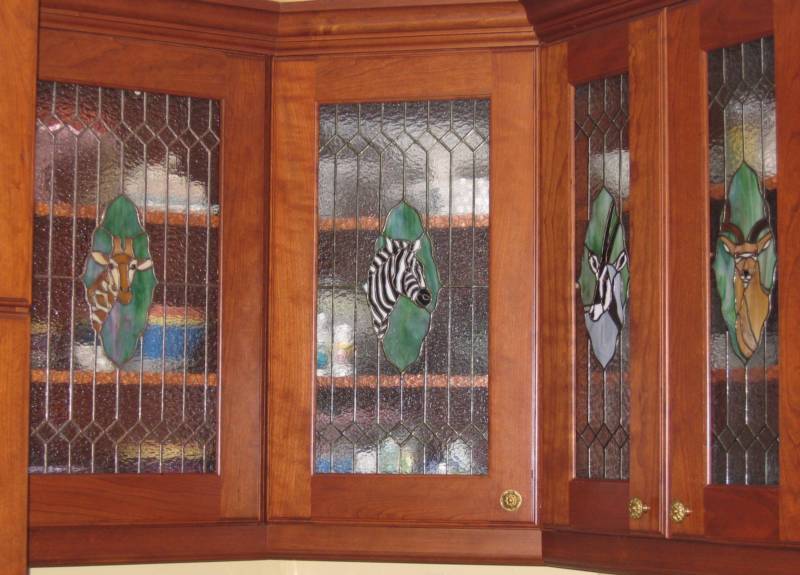 Stained Glass Kitchen Cabinets custom ideas Stained Glass Kitchen Cabinets custom ideas